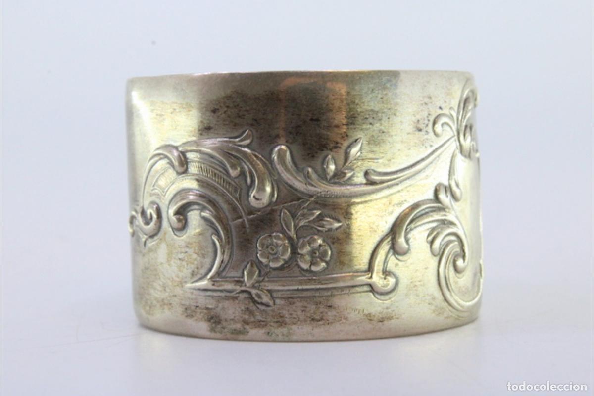 Antig&uuml;edades: Anillo para servilletas de plata - Foto 6