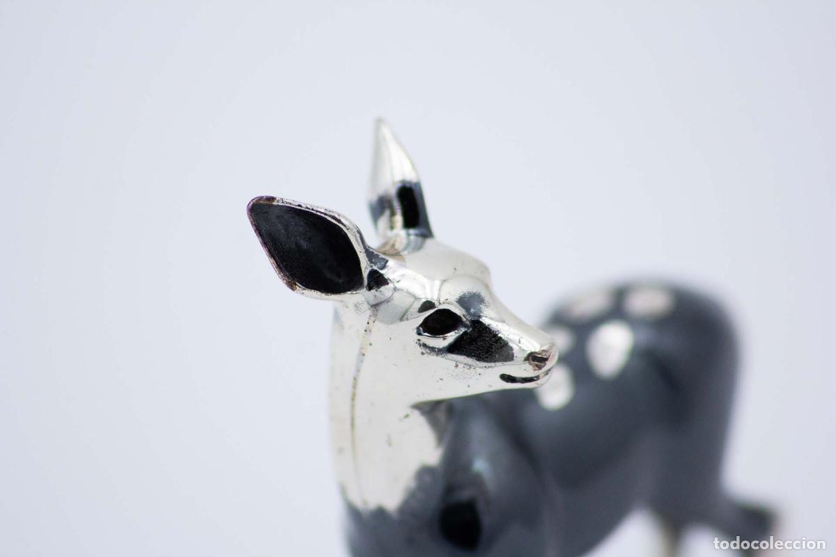 Antig&uuml;edades: Bambi en plata niquelada - Foto 3