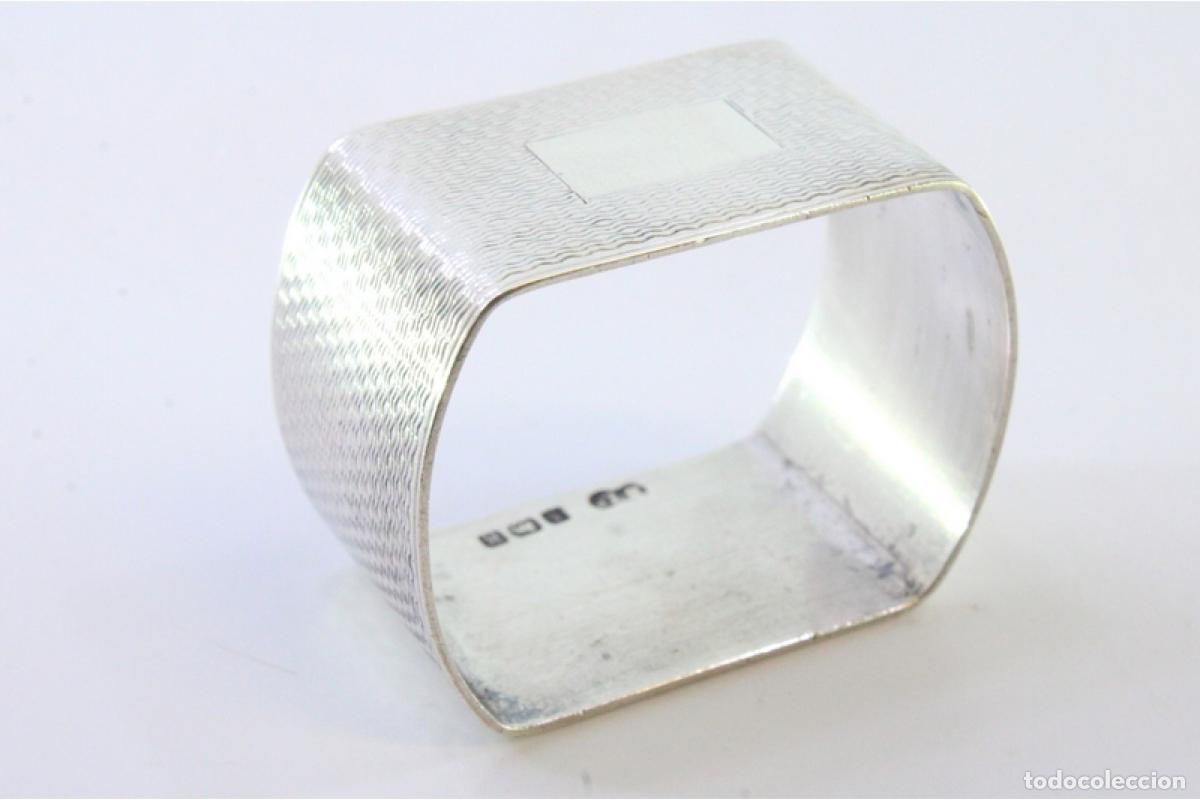 Antig&uuml;edades: Anillo para servilletas de plata - Foto 4
