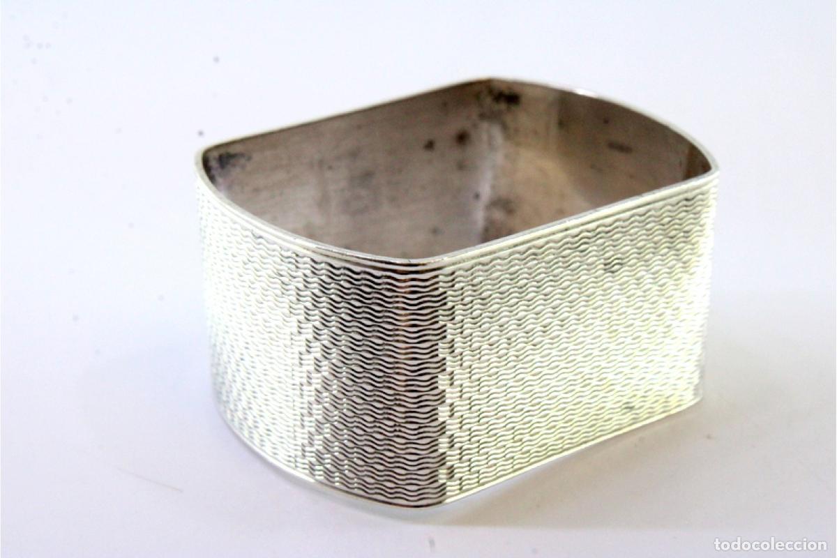 Antig&uuml;edades: Anillo para servilletas de plata - Foto 5
