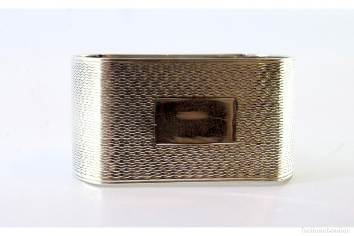 Antig&uuml;edades: Anillo para servilletas de plata - Foto 6