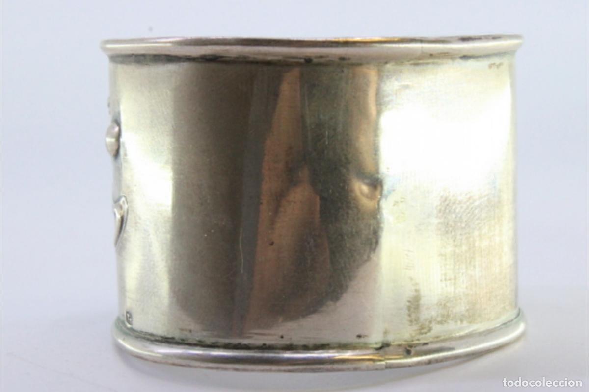 Antig&uuml;edades: Anillo para servilletas de plata - Foto 8