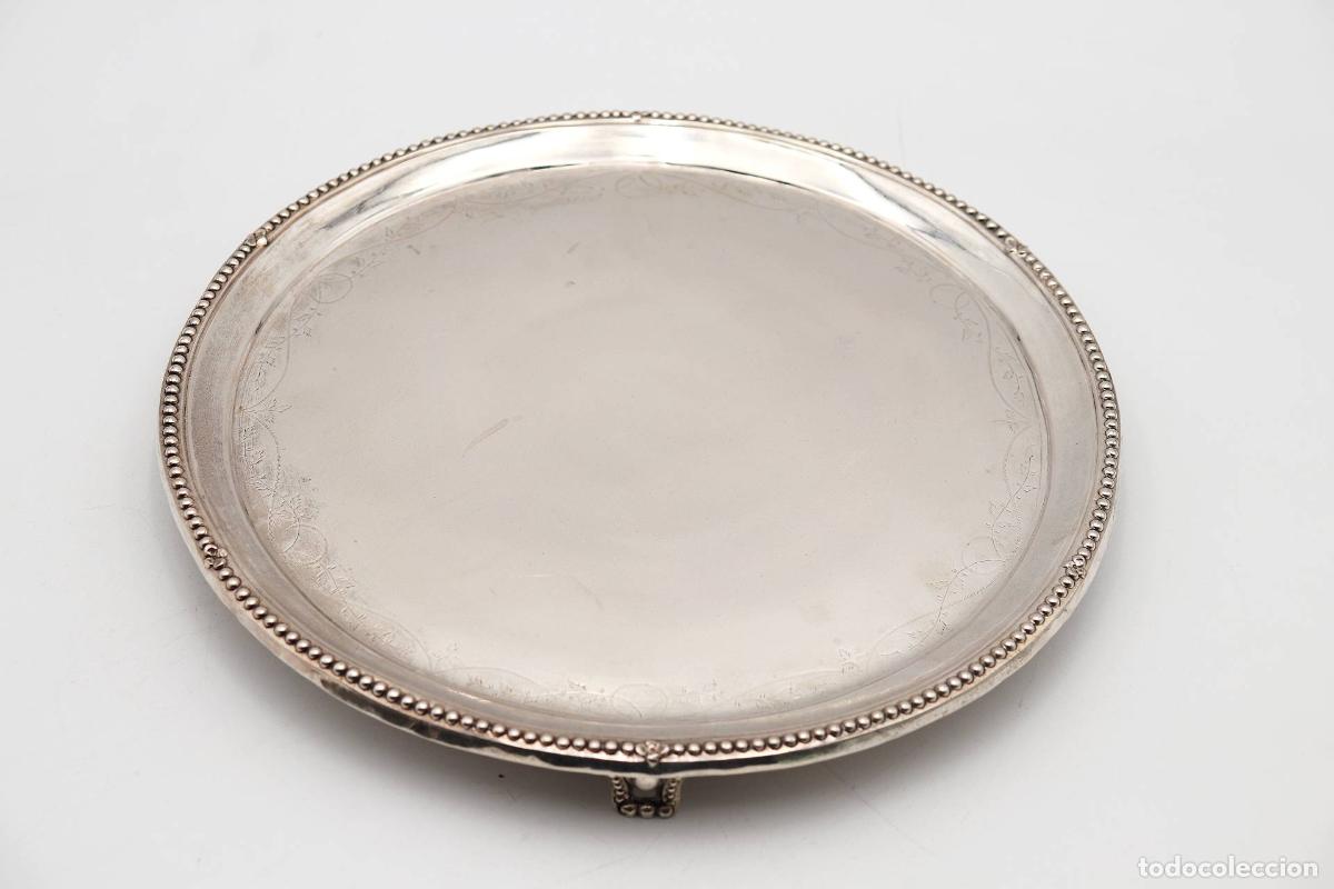 Antig&uuml;edades: Bandeja de plata - Foto 3