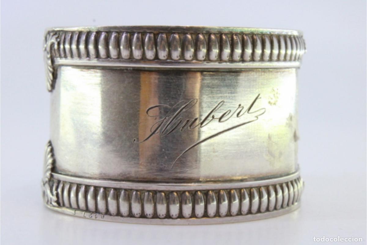 Antig&uuml;edades: Anillo para servilletas de plata - Foto 6