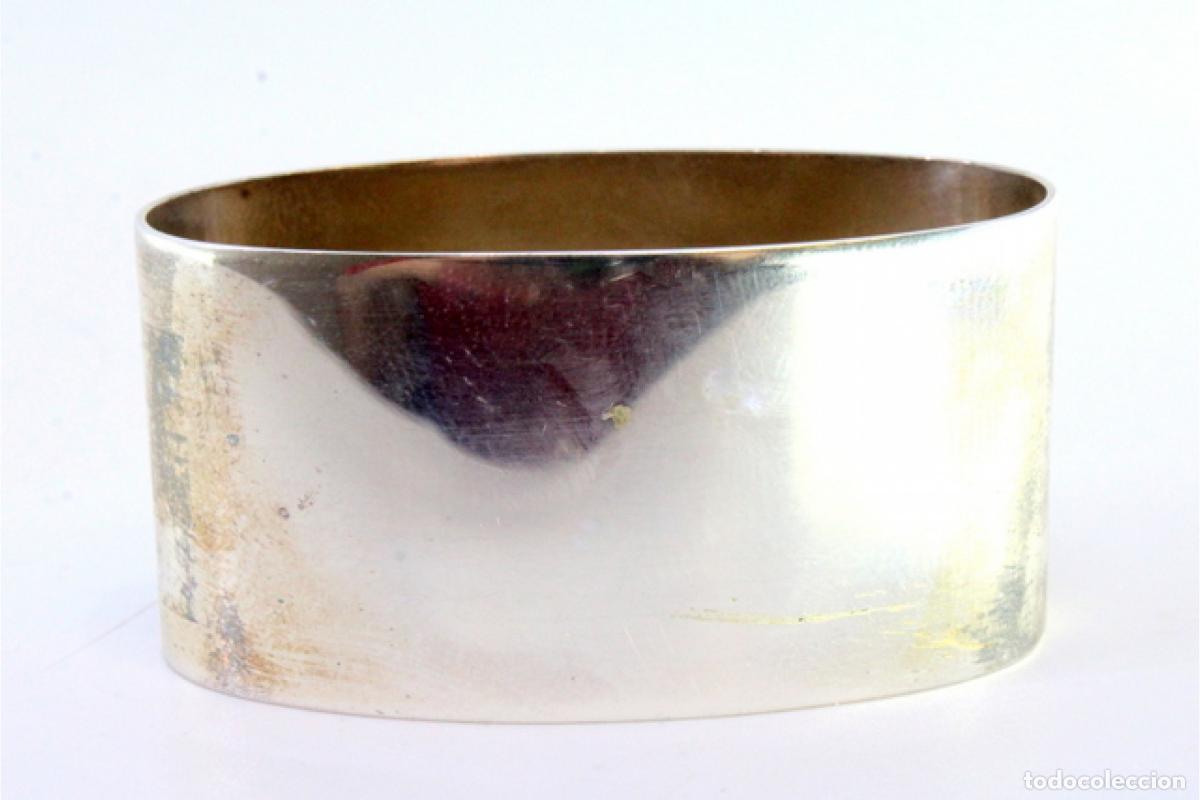 Antig&uuml;edades: Anillo para servilletas de plata - Foto 2