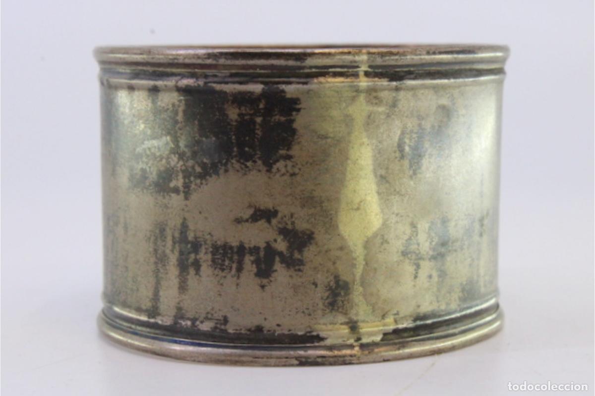 Antig&uuml;edades: Anillo para servilletas de plata - Foto 2