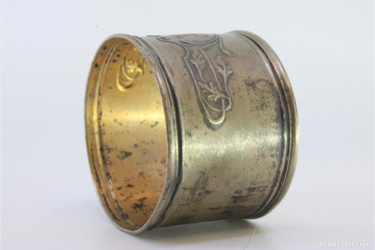 Antig&uuml;edades: Anillo para servilletas de plata - Foto 5