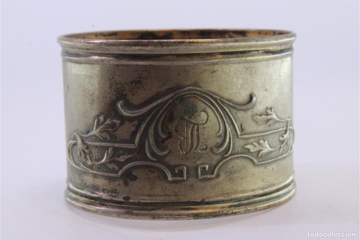 Antig&uuml;edades: Anillo para servilletas de plata - Foto 7