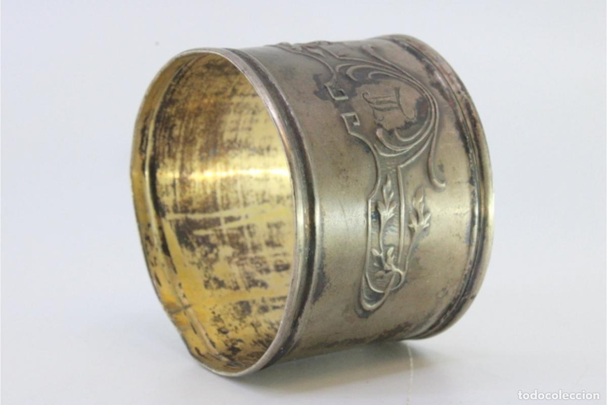 Antig&uuml;edades: Anillo para servilletas de plata - Foto 6
