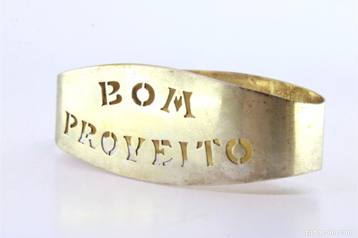 Antig&uuml;edades: Anillo para servilletas de plata - Foto 5