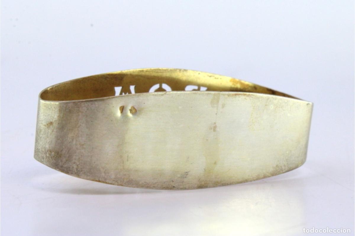 Antig&uuml;edades: Anillo para servilletas de plata - Foto 6