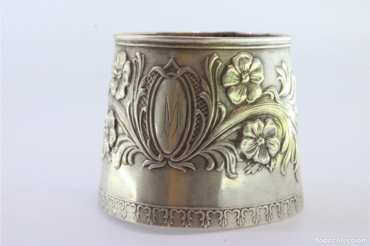 Antig&uuml;edades: Anillo para servilletas de plata - Foto 7