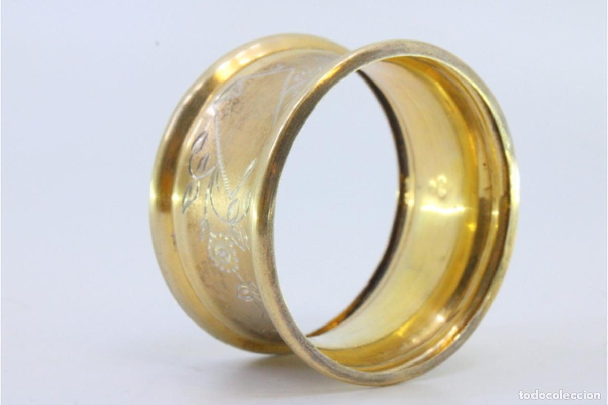 Antig&uuml;edades: Anillo para servilletas de plata - Foto 5