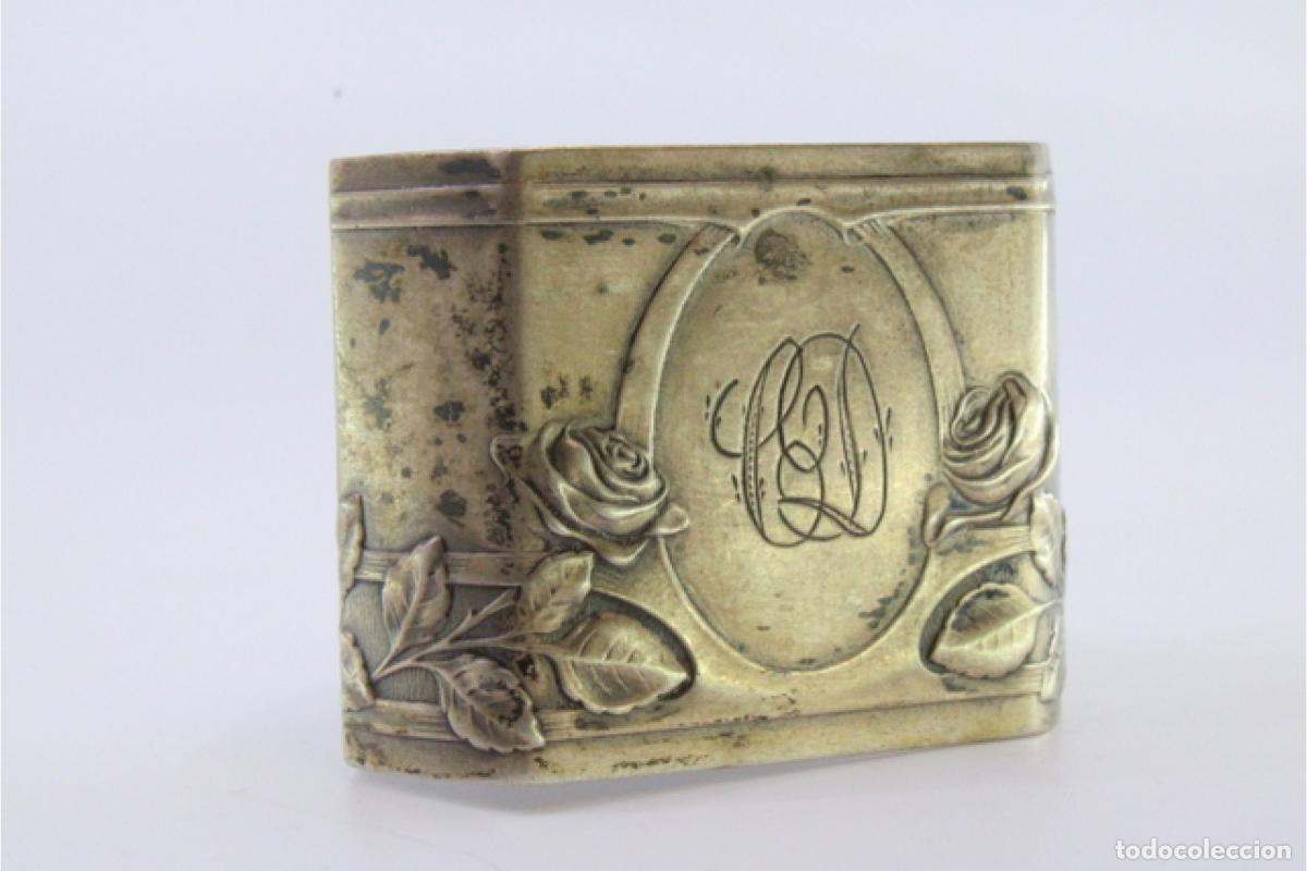 Antig&uuml;edades: Anillo para servilletas de plata - Foto 6
