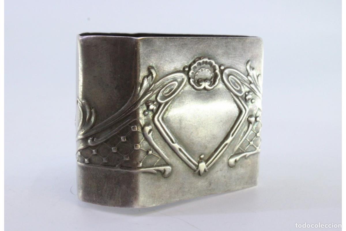 Antig&uuml;edades: Anillo para servilletas de plata - Foto 4