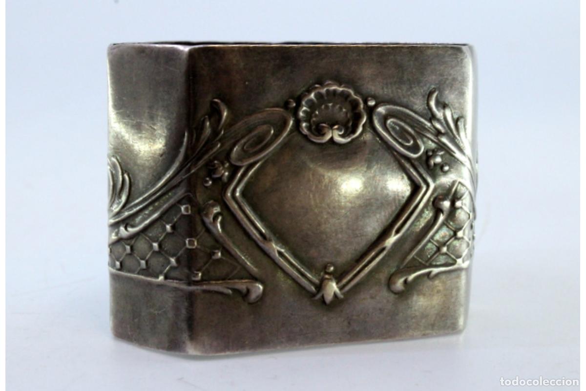 Antig&uuml;edades: Anillo para servilletas de plata - Foto 7