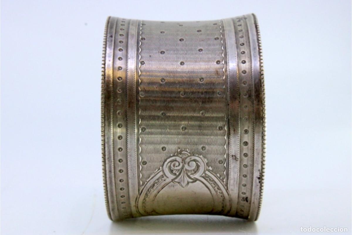Antig&uuml;edades: Anillo para servilletas de plata - Foto 6