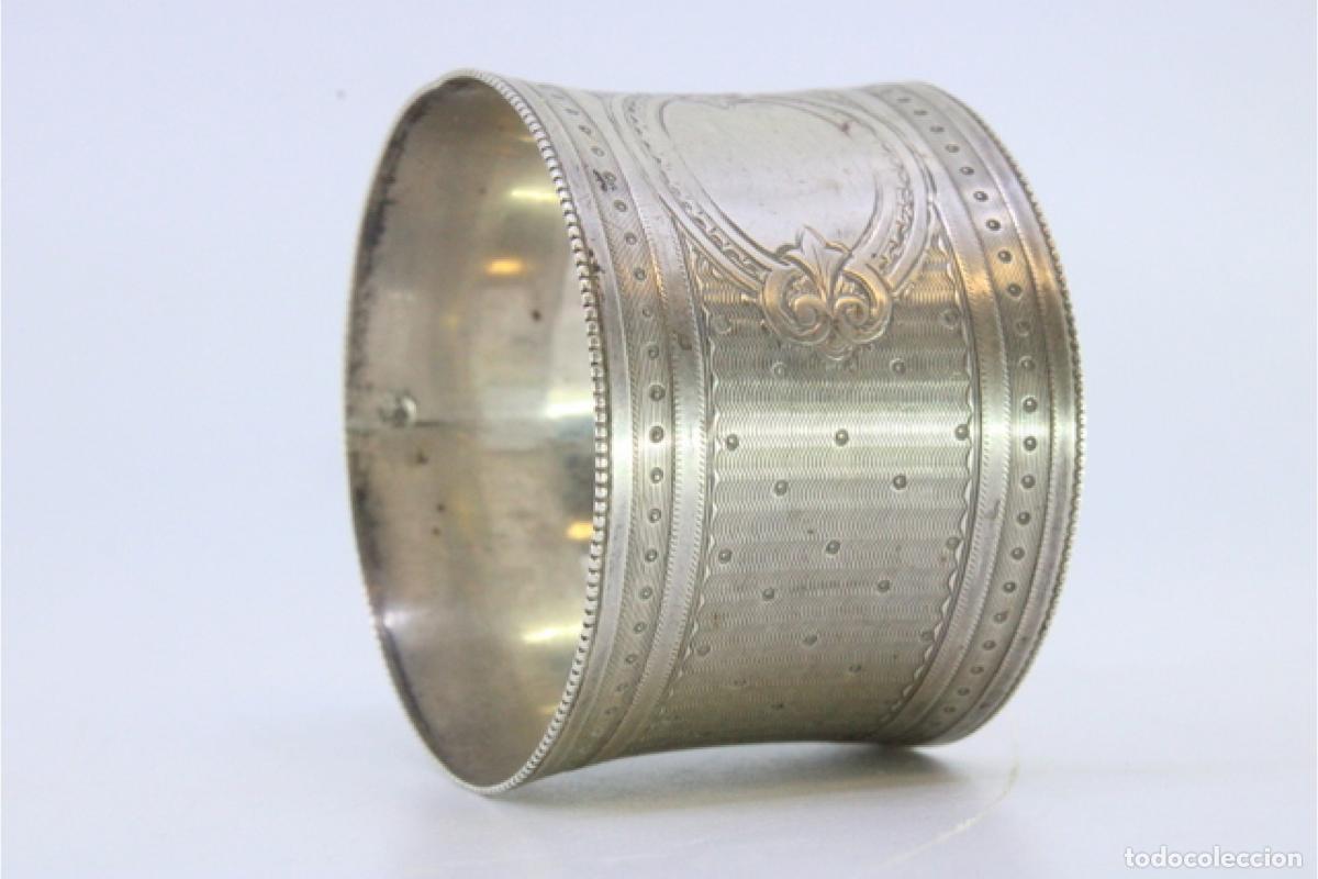 Antig&uuml;edades: Anillo para servilletas de plata - Foto 7