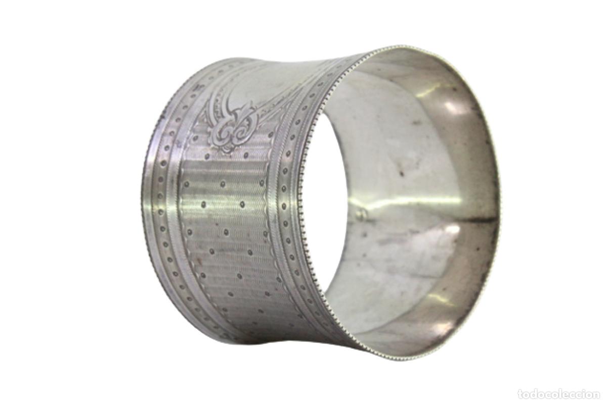 Antiques: Anillo para servilletas de plata