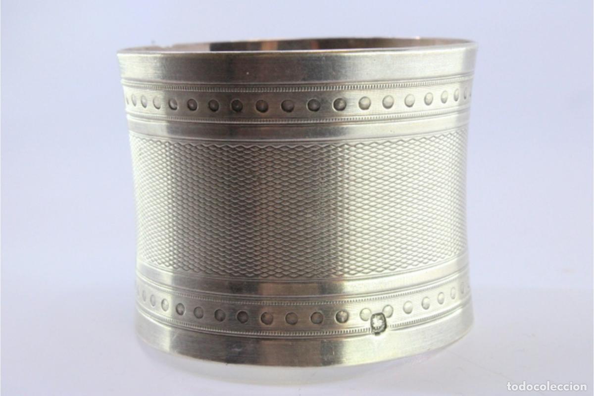 Antig&uuml;edades: Anillo para servilletas de plata - Foto 6
