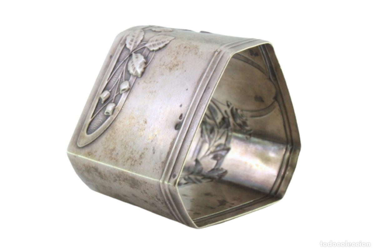 Antiques: Anillo para servilletas de plata