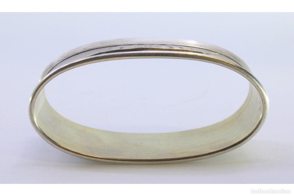 Antig&uuml;edades: Anillo para servilletas de plata - Foto 4