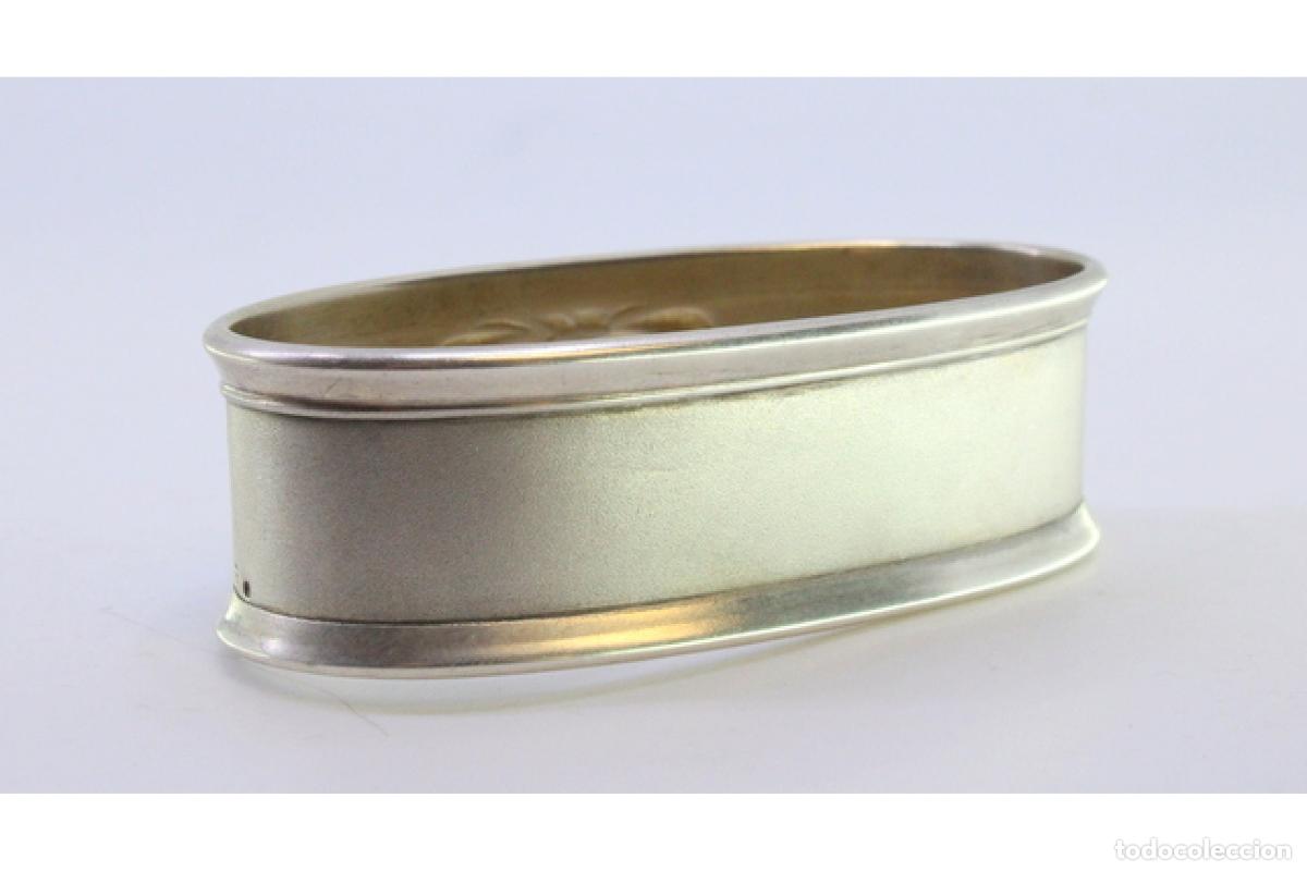 Antig&uuml;edades: Anillo para servilletas de plata - Foto 5