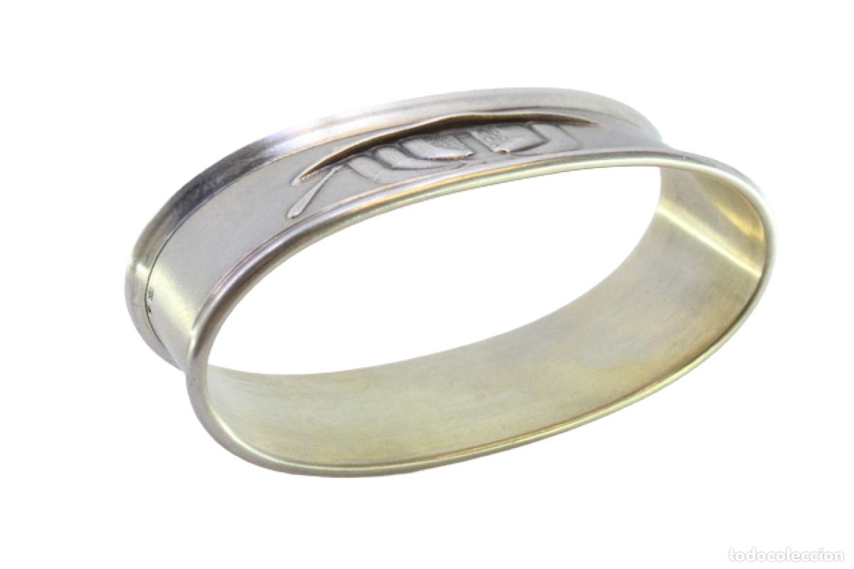 Antiques: Anillo para servilletas de plata