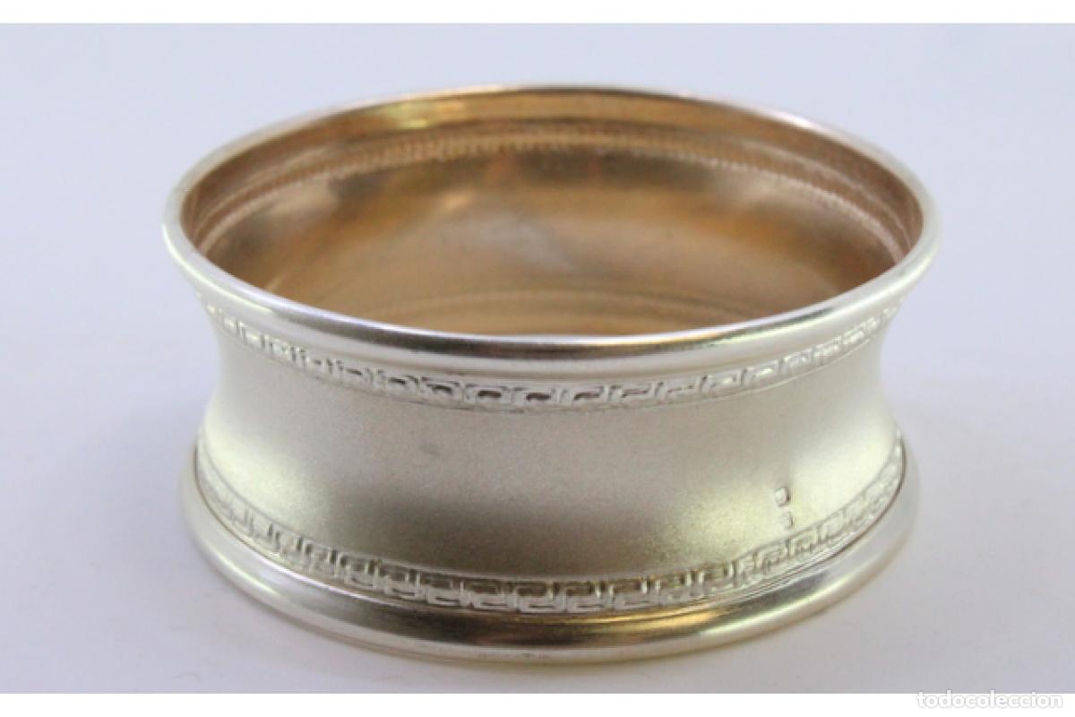 Antig&uuml;edades: Anillo para servilletas de plata - Foto 4