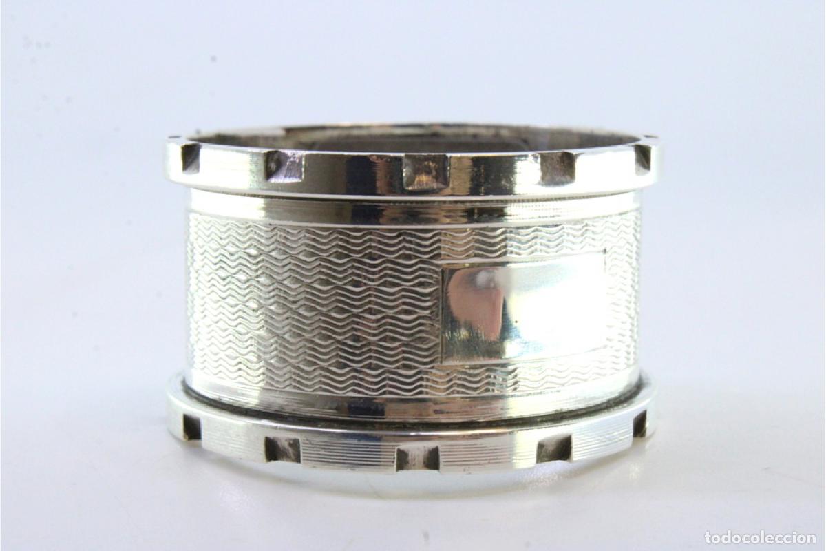 Antig&uuml;edades: Anillo para servilletas de plata - Foto 5