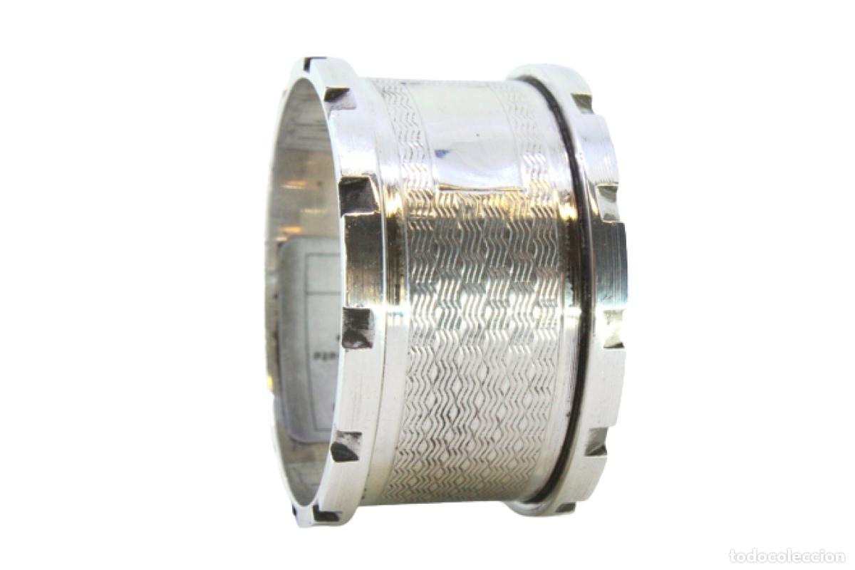 Antiques: Anillo para servilletas de plata