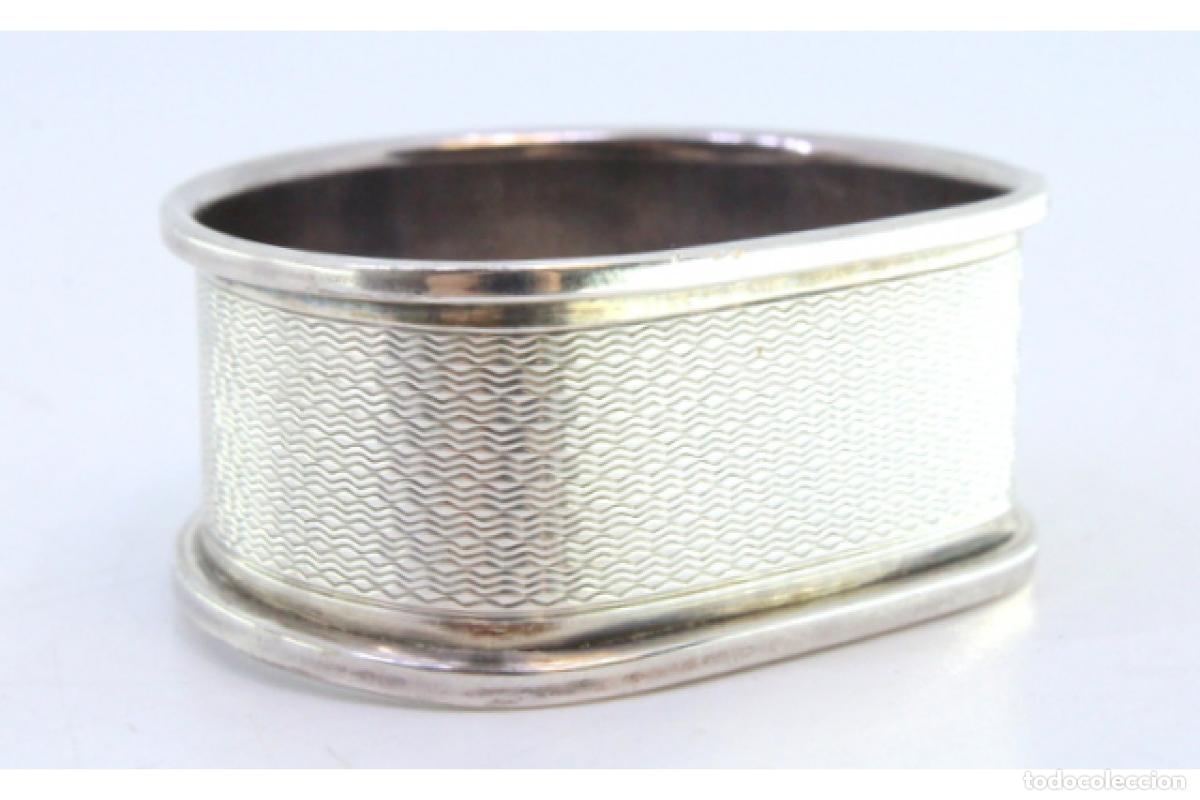Antig&uuml;edades: Anillo para servilletas de plata - Foto 4