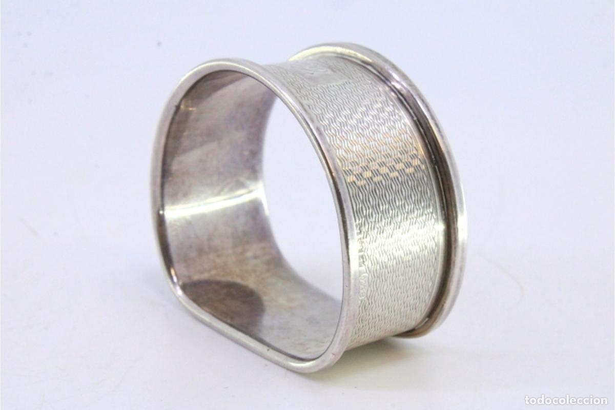 Antig&uuml;edades: Anillo para servilletas de plata - Foto 7