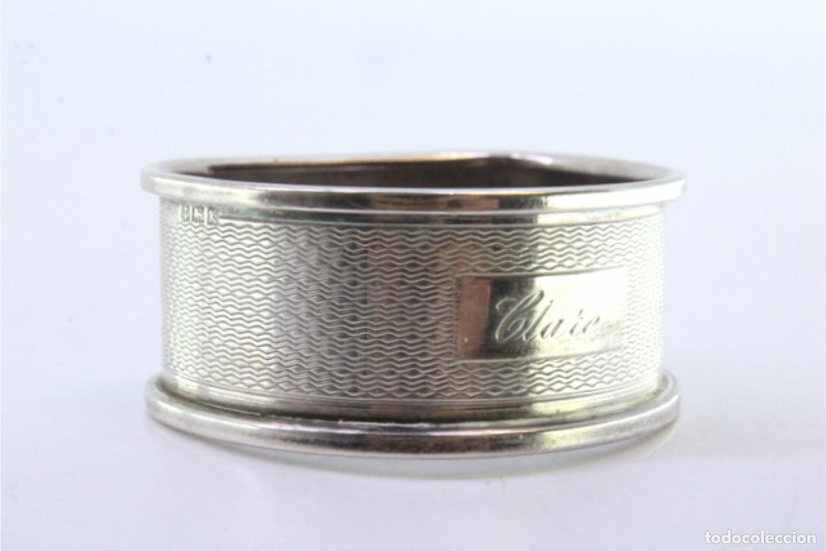 Antig&uuml;edades: Anillo para servilletas de plata - Foto 8