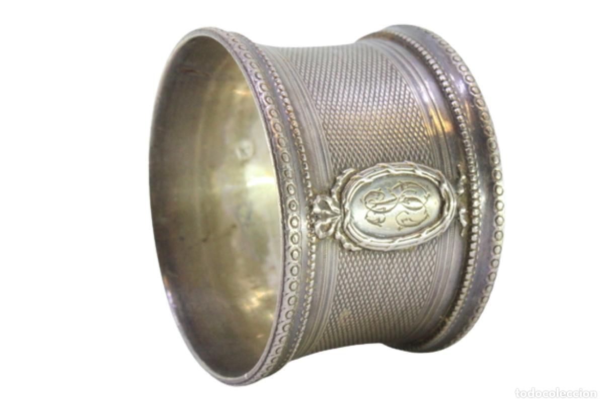 Antiques: Anillo para servilletas de plata