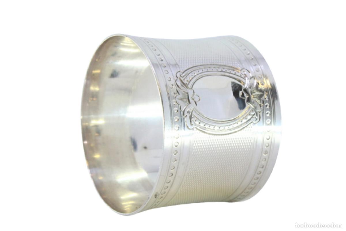 Antiques: Anillo para servilletas de plata