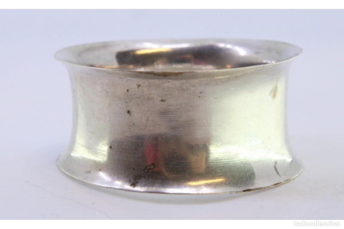 Antig&uuml;edades: Anillo para servilletas de plata - Foto 3