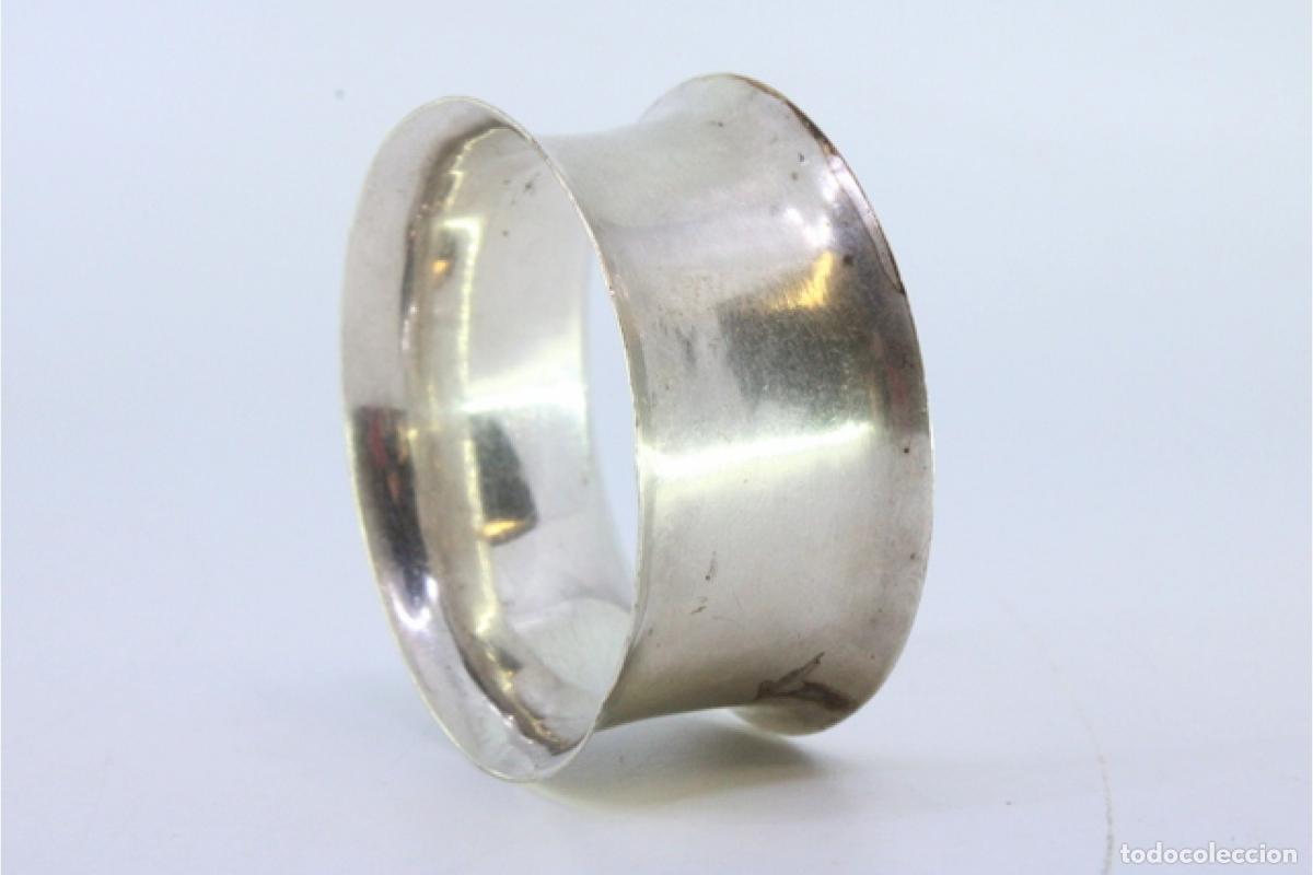 Antig&uuml;edades: Anillo para servilletas de plata - Foto 4
