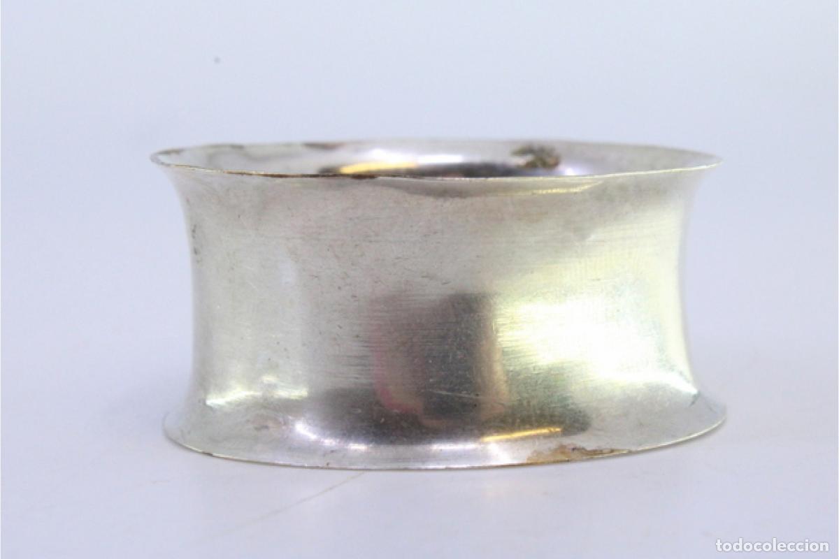 Antig&uuml;edades: Anillo para servilletas de plata - Foto 5