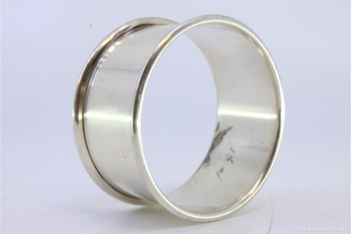 Antig&uuml;edades: Anillo para servilletas de plata - Foto 5