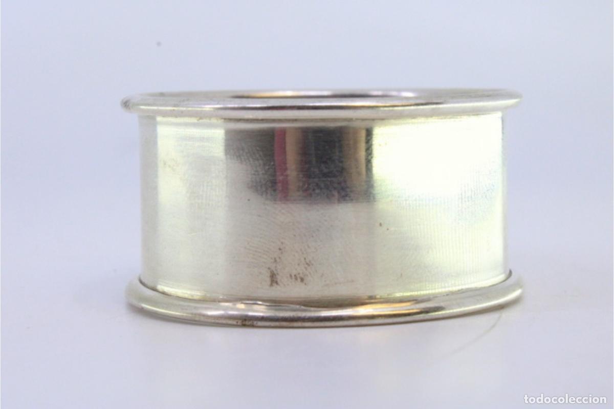 Antig&uuml;edades: Anillo para servilletas de plata - Foto 6