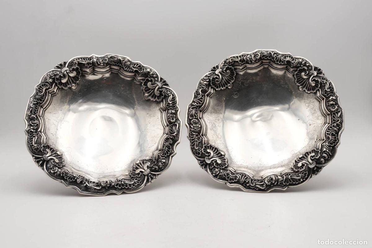 Antiques: Bandejas de plata