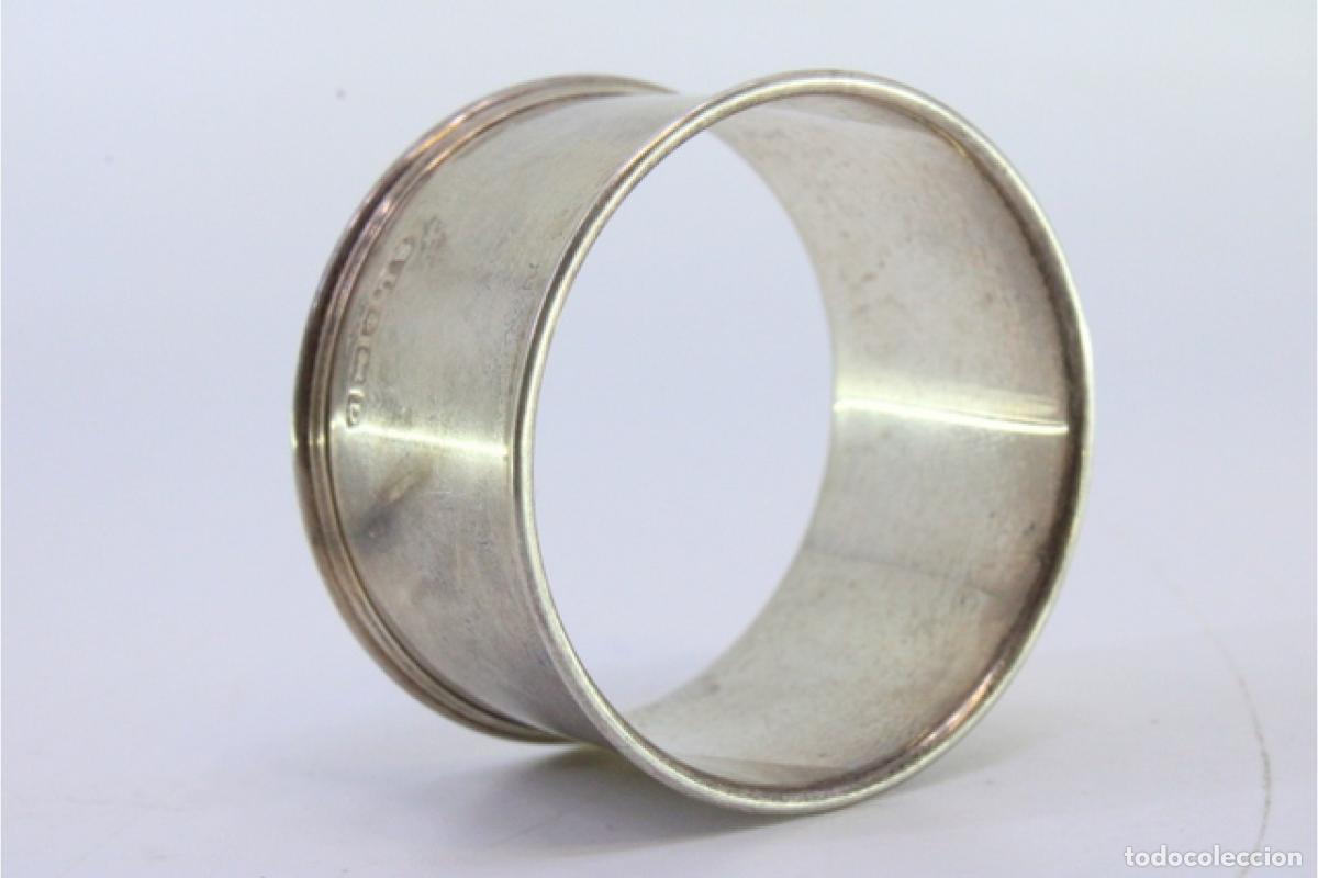 Antig&uuml;edades: Anillo para servilletas de plata - Foto 6