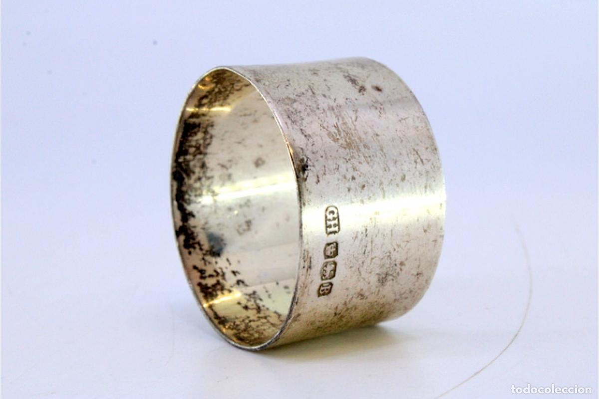 Antig&uuml;edades: Anillo para servilletas de plata - Foto 3