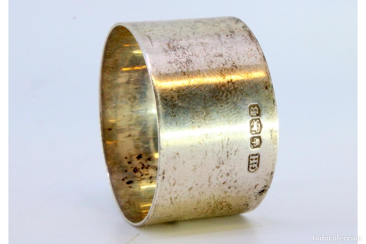 Antig&uuml;edades: Anillo para servilletas de plata - Foto 5