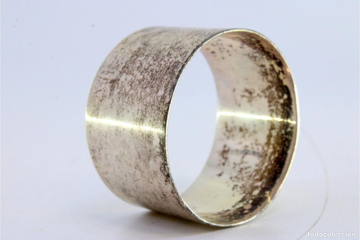 Antig&uuml;edades: Anillo para servilletas de plata - Foto 6