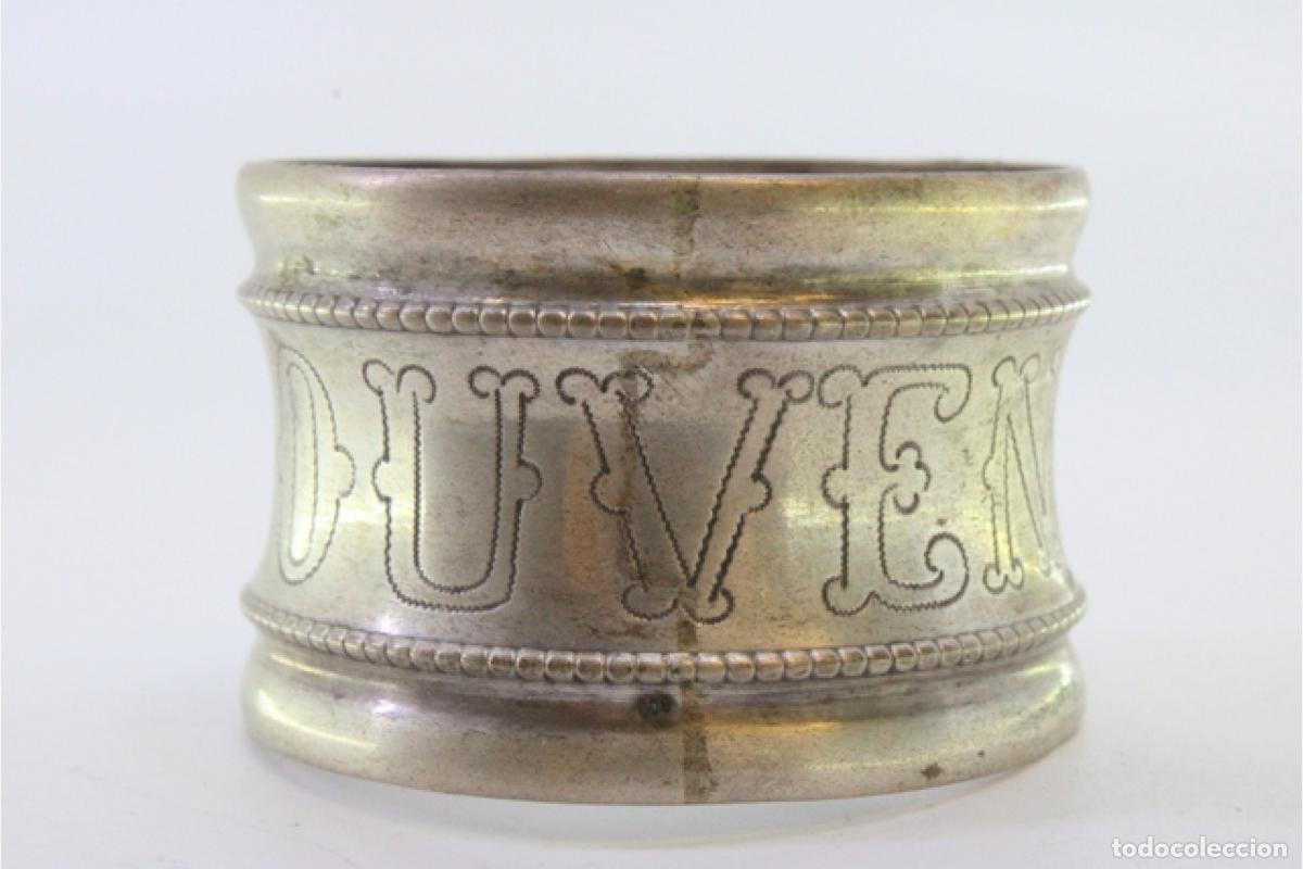 Antig&uuml;edades: Anillo para servilletas de plata - Foto 4