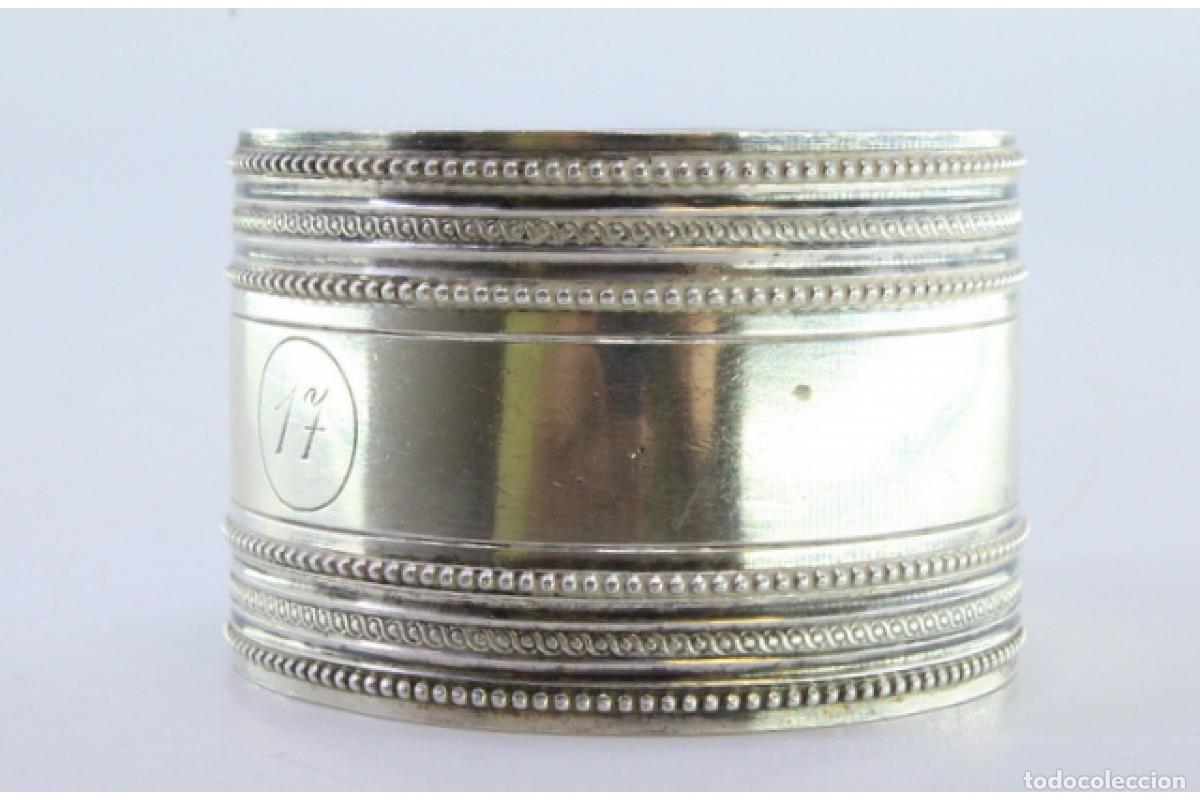 Antig&uuml;edades: Anillo para servilletas de plata - Foto 6
