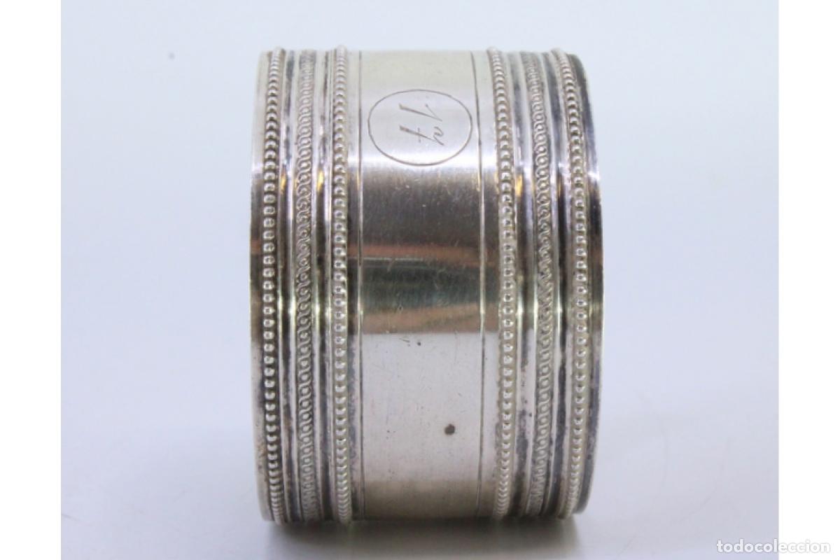 Antig&uuml;edades: Anillo para servilletas de plata - Foto 7