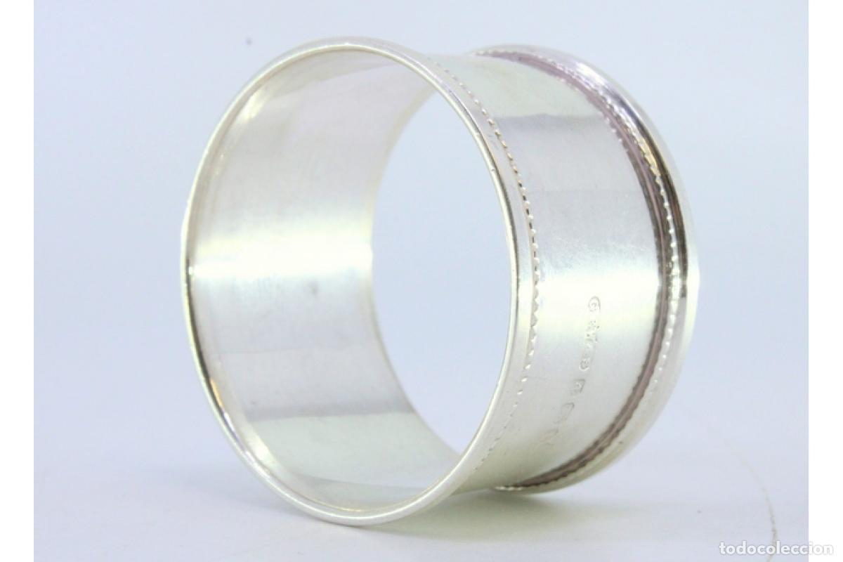 Antig&uuml;edades: Anillo para servilletas de plata - Foto 2